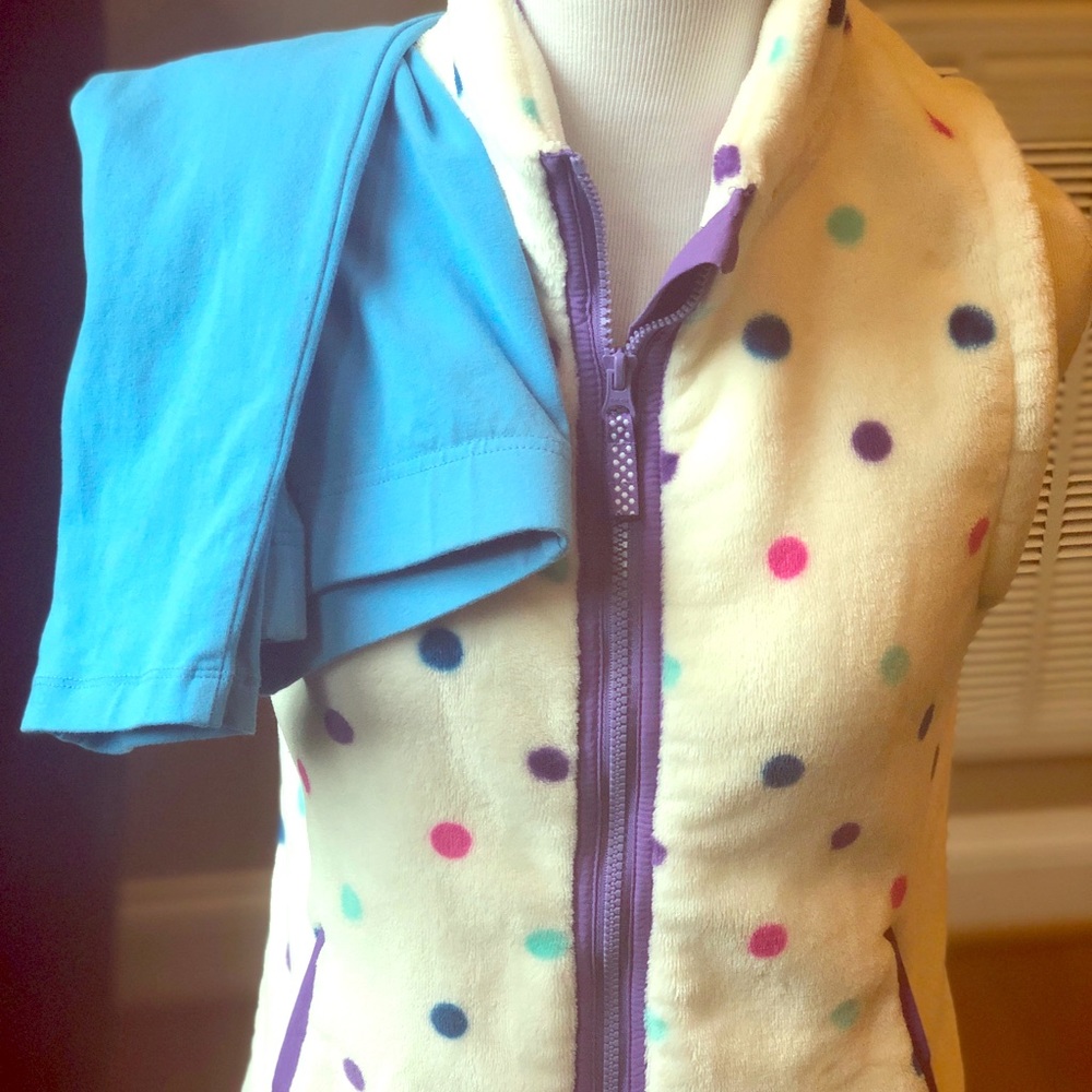 Lands’ End Vest with Leggings